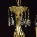 Żyrandol jasnozłoty w stylu klasycznym z kryształkami MW-LIGHT Classic - wycofan 683011706