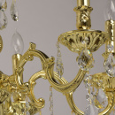 Żyrandol jasnozłoty w stylu klasycznym z kryształkami MW-LIGHT Classic - wycofan 683011706