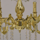 Żyrandol jasnozłoty w stylu klasycznym z kryształkami MW-LIGHT Classic - wycofan 683011706