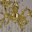 Żyrandol jasnozłoty w stylu klasycznym z kryształkami MW-LIGHT Classic - wycofan 683011706