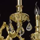 Żyrandol jasnozłoty w stylu klasycznym z kryształkami MW-LIGHT Classic - wycofan 683011706