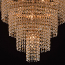 Żyrandol kaskada kryształów, złote wykończenie, Isabella MW-LIGHT Crystal 351018510