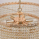 Żyrandol kaskada kryształów, złote wykończenie, Isabella MW-LIGHT Crystal 351018510