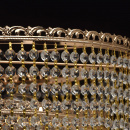 Żyrandol kaskada kryształów, złote wykończenie, Isabella MW-LIGHT Crystal 351018510