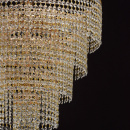 Żyrandol kaskada kryształów, złote wykończenie, Isabella MW-LIGHT Crystal 351018510