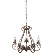 Żyrandol klasyczny retro na 5 żarówek - Art Deco Vitaluce VE1845-7/5