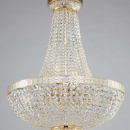 Żyrandol kryształowy do dużego, bogatego wnętrza Bella Maytoni Classic DIA750-TT50-WG