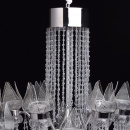Żyrandol kryształowy Lotos w wodospadzie CHIARO LED 625010228