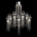 Żyrandol kryształowy Lotos w wodospadzie CHIARO LED 625010228