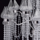 Żyrandol kryształowy Lotos w wodospadzie CHIARO LED 625010228