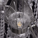 Żyrandol kryształowy Lotos w wodospadzie CHIARO LED 625010228