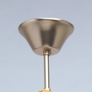 Żyrandol kwiatowy - czerwone róże, perłowo-złota podstawa MW-LIGHT Flora 615011808