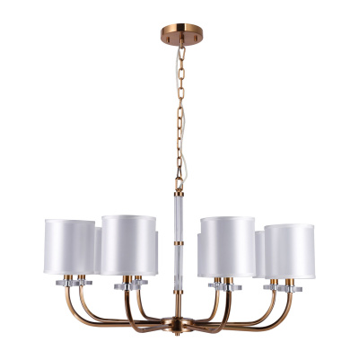 Żyrandol lampa wisząca Palermo białe abażury CHIARO Elegance 386017408