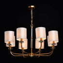 Żyrandol lampa wisząca Palermo białe abażury CHIARO Elegance 386017408