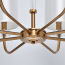 Żyrandol lampa wisząca Palermo białe abażury CHIARO Elegance 386017408