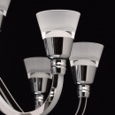 Żyrandol LED neoklasyczny, świecące ramiona RegenBogen Elegance 659010615