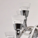 Żyrandol LED neoklasyczny, świecące ramiona RegenBogen Elegance 659010615