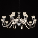 Żyrandol LED neoklasyczny, świecące ramiona RegenBogen Elegance 659010615