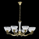 Żyrandol mosiężny ze szklanymi kloszami Aphrodite MW-LIGHT Classic 317014808