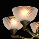 Żyrandol mosiężny ze szklanymi kloszami Aphrodite MW-LIGHT Classic 317014808