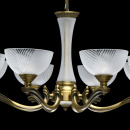 Żyrandol mosiężny ze szklanymi kloszami Aphrodite MW-LIGHT Classic 317014808