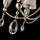 Żyrandol Murano, szampańskie kryształy Maytoni Classic RC855-PL-06-R