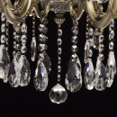 Żyrandol ozdobiony kryształami, antyczny, ciemny mosiądz Toscania MW-LIGHT 685010110