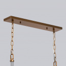 Żyrandol podwójny zbiałymi abażurami Palermo CHIARO Elegance 386017508