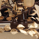 Żyrandol Premium z 33 żarówkami w kwiatowym stylu z powłoką ze złota Chiaro 343010833