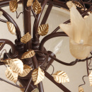 Żyrandol Premium z 33 żarówkami w kwiatowym stylu z powłoką ze złota Chiaro 343010833