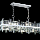 Żyrandol prostokątny kryształowe sztabki Cerezo Maytoni MOD201PL-08N