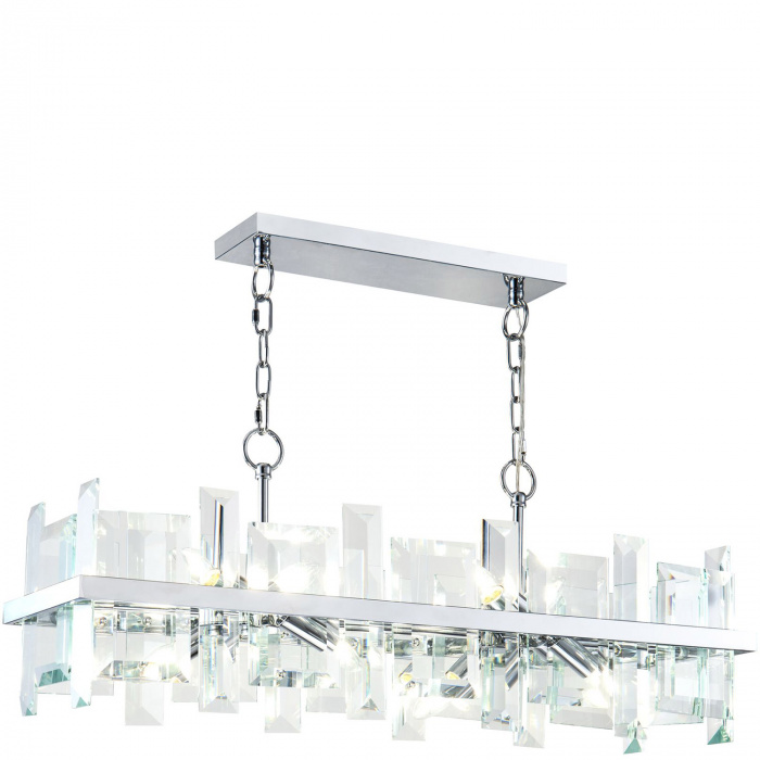 Żyrandol prostokątny kryształowe sztabki Cerezo Maytoni