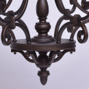 Żyrandol rustykalny, masywna lampa wisząca jak z kutego żelaza CHIARO Country 382011606