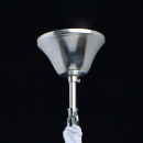 Żyrandol srebrny z ceramicznymi różami Sicily CHIARO Flora 282012208