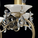 Żyrandol stylizowany - klasyczny, świeczkowy, biała ceramika MW-LIGHT Classic 683012508