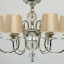 Żyrandol sufitowy z pięknymi abażurami MW-LIGHT Elegance 355013806