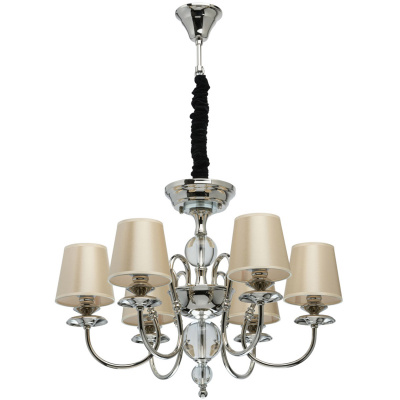 Żyrandol sufitowy z pięknymi abażurami MW-LIGHT Elegance 355013806