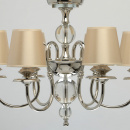 Żyrandol sufitowy z pięknymi abażurami MW-LIGHT Elegance 355013806