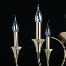 Żyrandol świecznikowy w kolorze miedzianym na 6 żarówek Consuelo MW-LIGHT 614013106