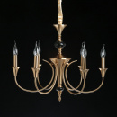 Żyrandol świecznikowy w kolorze miedzianym na 6 żarówek Consuelo MW-LIGHT 614013106