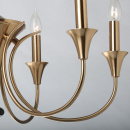 Żyrandol świecznikowy w kolorze miedzianym na 6 żarówek Consuelo MW-LIGHT 614013106