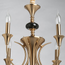 Żyrandol świecznikowy w kolorze miedzianym na 6 żarówek Consuelo MW-LIGHT 614013106