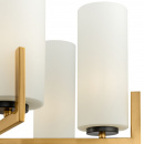 Żyrandol szklane, cylindryczne klosze Fortano Maytoni Modern MOD089PL-06BS