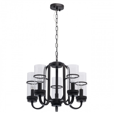 Żyrandol szklane tuby na żarówki MW-LIGHT Country 249018605