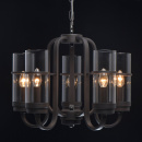 Żyrandol szklane tuby na żarówki MW-LIGHT Country 249018605