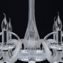 Żyrandol szklany na 6 żarówek, 68 cm średnicy, Ella MW-LIGHT Elegance 483013506