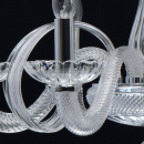 Żyrandol szklany na 6 żarówek, 68 cm średnicy, Ella MW-LIGHT Elegance 483013506