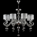 Żyrandol szklany, półprzezroczyste abażury Bubble Dreams Maytoni Modern MOD603-08-N