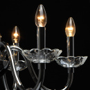 Żyrandol szklany, świecznikowy, kryształy Ella MW-LIGHT Crystal 483014706
