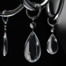 Żyrandol szklany, świecznikowy, kryształy Ella MW-LIGHT Crystal 483014706